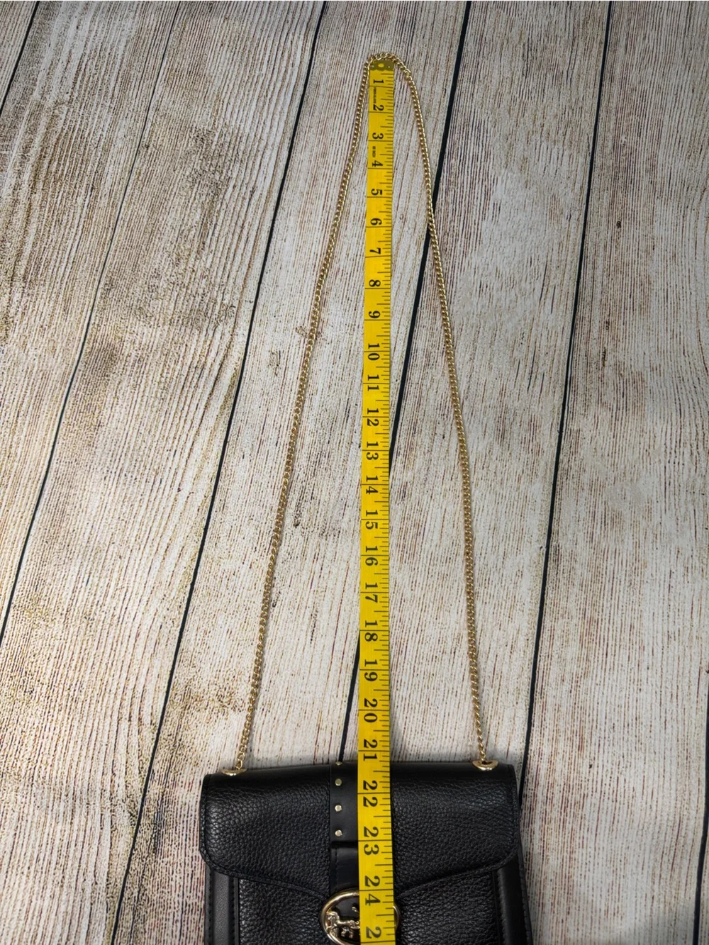 EUC Coach Georgie Crossbody with Rivets in Black Pebbled Leather (Style #6925)